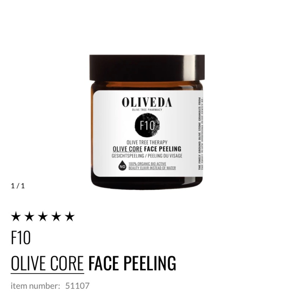 Oliveda Olive Core Face Peeling F10